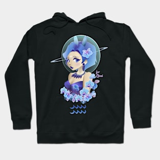 Aquarius Astrobunny Bust Hoodie